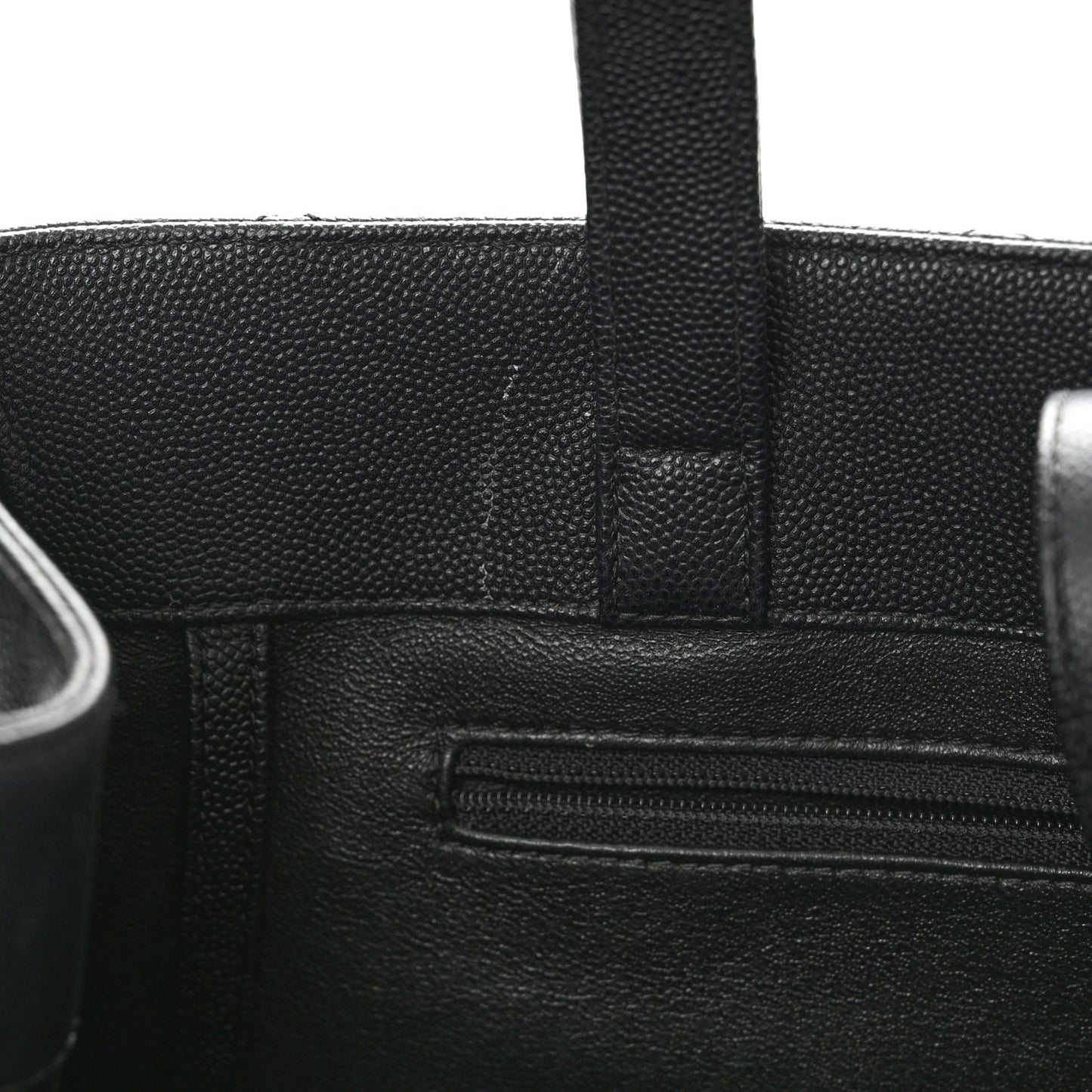 Caviar Quilted Large Business Affinity Shopping Bag Black