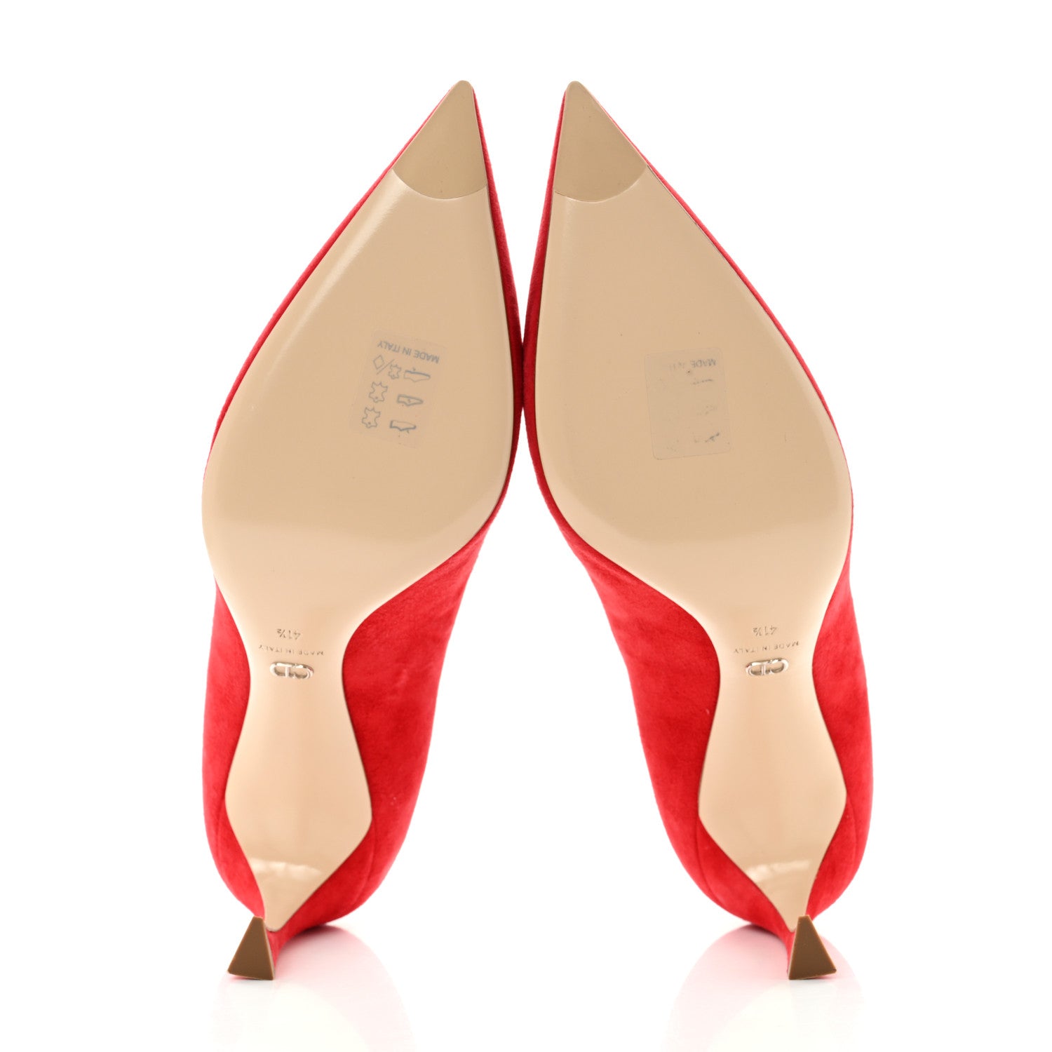 Christian Dior Suede Songe Pumps 41.5 Red 5 of 8