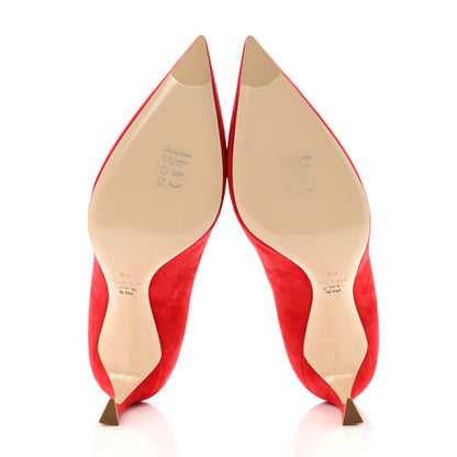 Christian Dior Suede Songe Pumps 41.5 Red 5 of 8