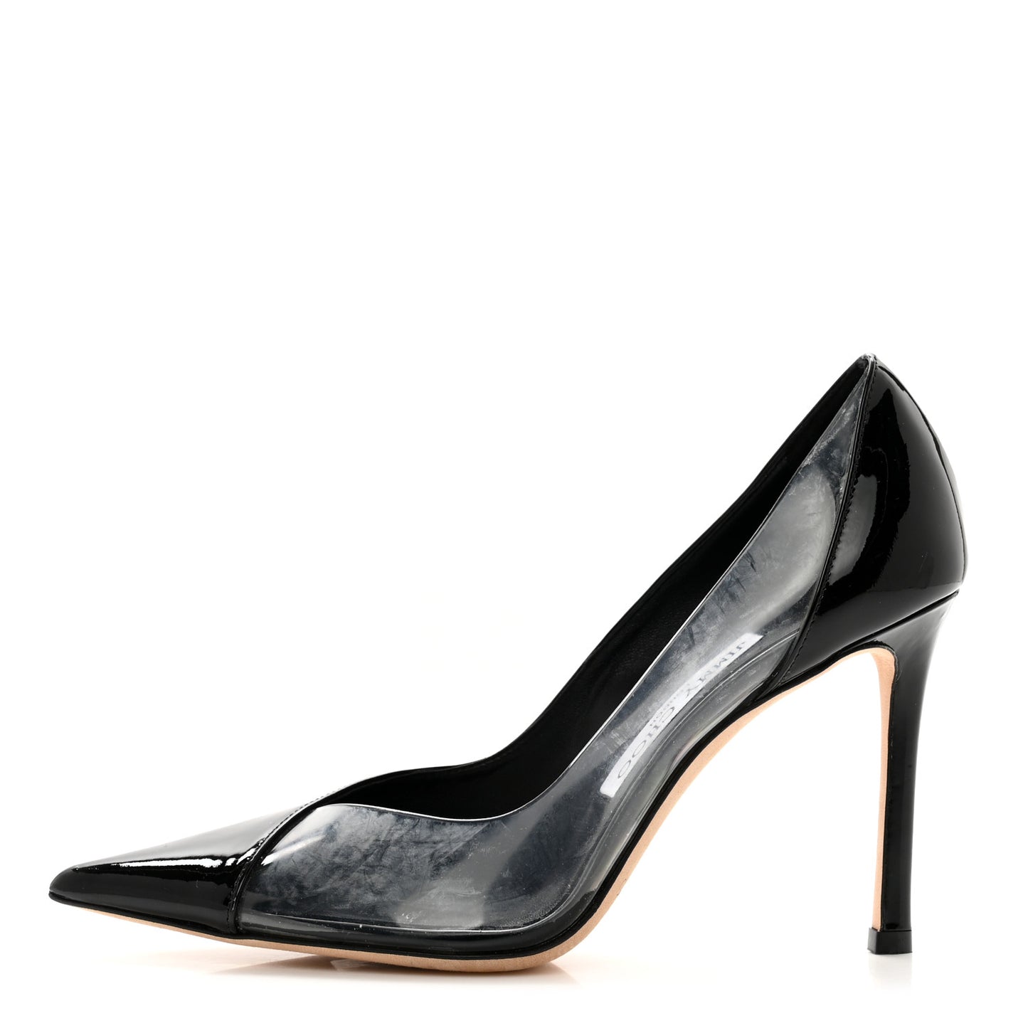 Patent Iridescent Plexi Cass 95 Pumps 35 Black