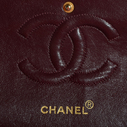 Chanel Lambskin Quilted Medium Double Flap Black 6 of 8