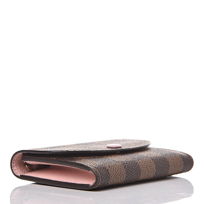 Louis Vuitton Damier Ebene Rosalie Coin Purse Rose Ballerine 4 of 8