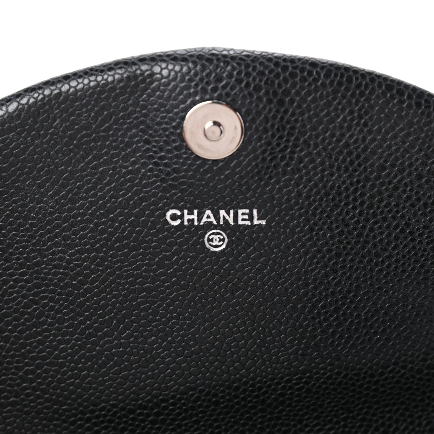 Chanel Caviar Half Moon Wallet On Chain WOC Black 6 of 11