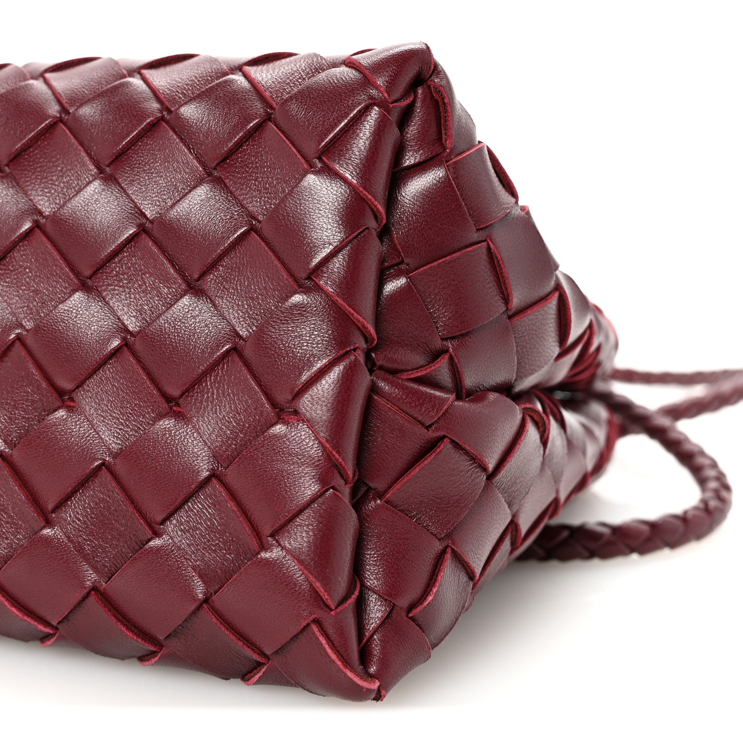 Bottega Veneta Nappa Intrecciato Small Andiamo Shoulder Bag Barolo 9 of 9