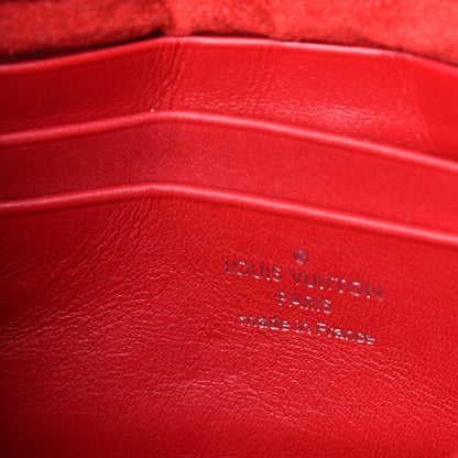 Louis Vuitton Calfskin New Wave Chain Pochette Scarlet 6 of 10