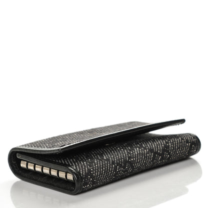 Gucci Denim Monogram 6 Key Holder Case Black 4 of 6