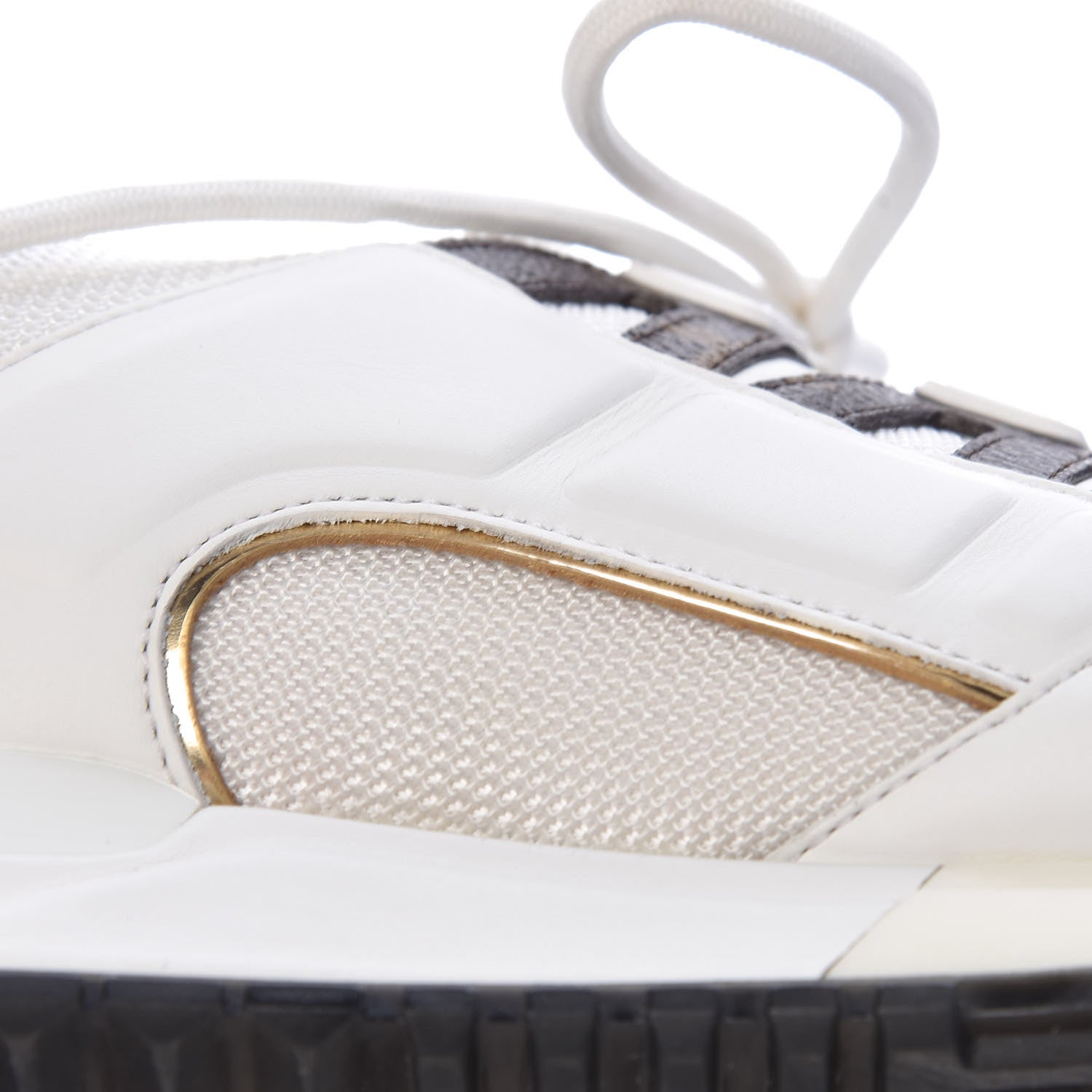 Louis Vuitton Calfskin Monogram Run Away Sneakers 38 White 11 of 14