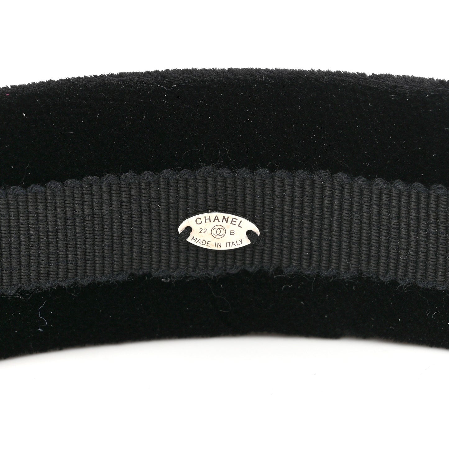 Velvet CC Headband Black