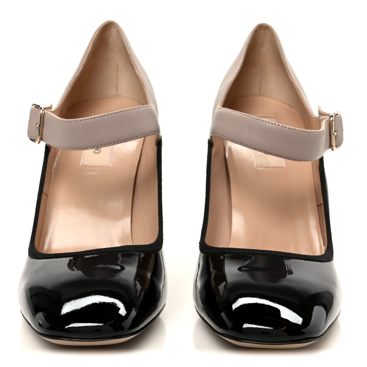 Patent Nappa Mary Jane Pumps 40.5 Black Poudre