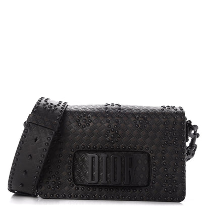 Christian Dior Calfskin Studded Dio(r)evolution Flap Bag Black 1 of 12