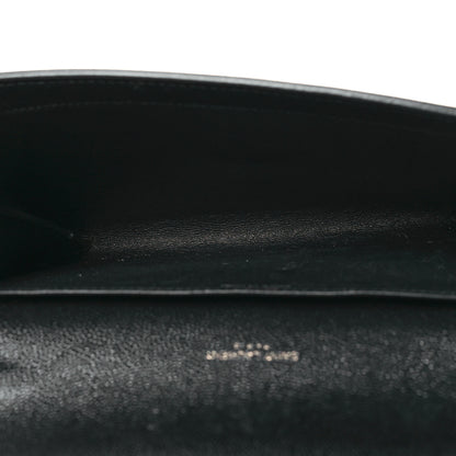 Saint Laurent Grain De Poudre Uptown Chain Wallet Black 5 of 12