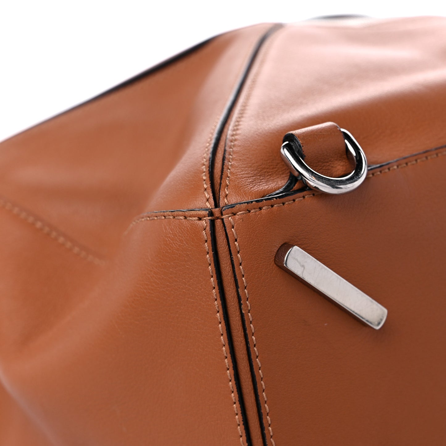 Calfskin Medium Puzzle Bag Tan
