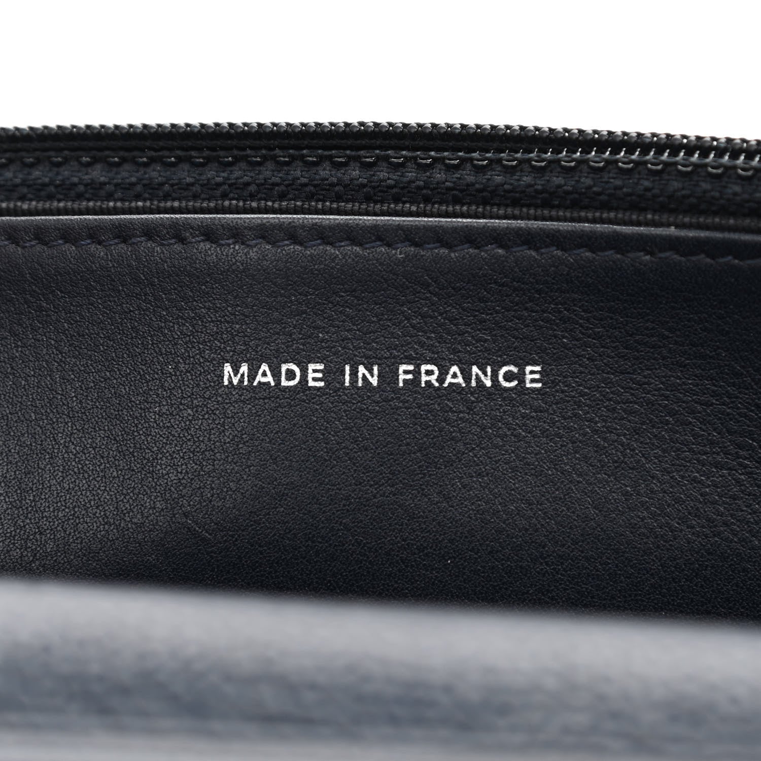 Chanel Caviar Quilted Wallet On Chain WOC Navy Blue 7 of 12