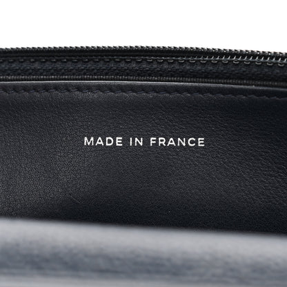 Chanel Caviar Quilted Wallet On Chain WOC Navy Blue 7 of 12