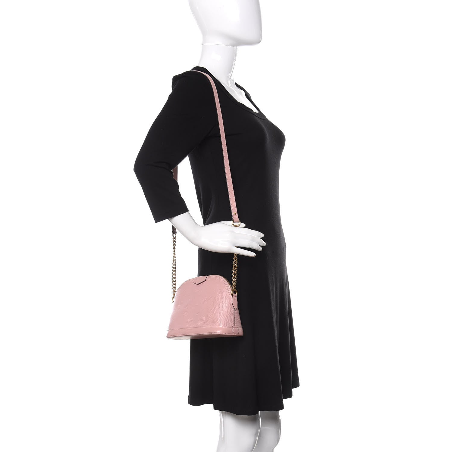 Louis Vuitton Epi Alma Mini Rose Ballerine 2 of 13