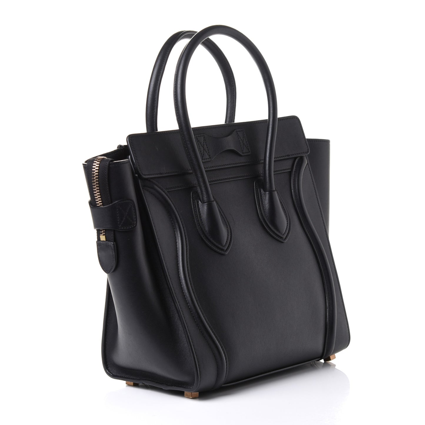 Smooth Calfskin Micro Luggage Black