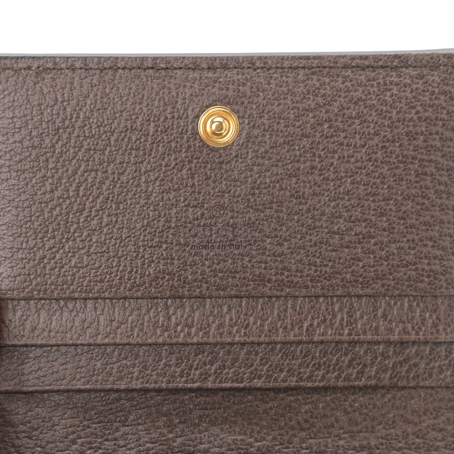 GG Supreme Monogram Web Ophidia Card Case Beige New Acero