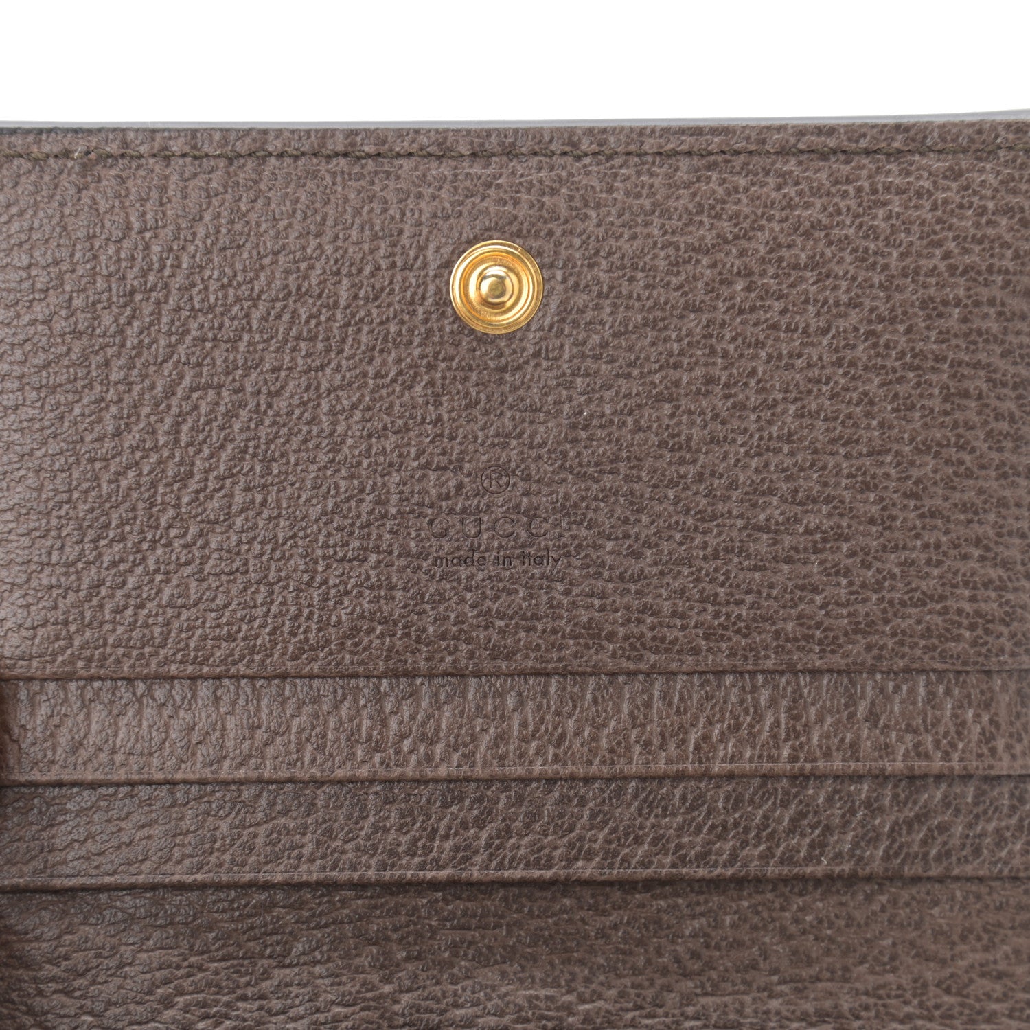 Gucci GG Supreme Monogram Web Ophidia Card Case Beige New Acero 6 of 8