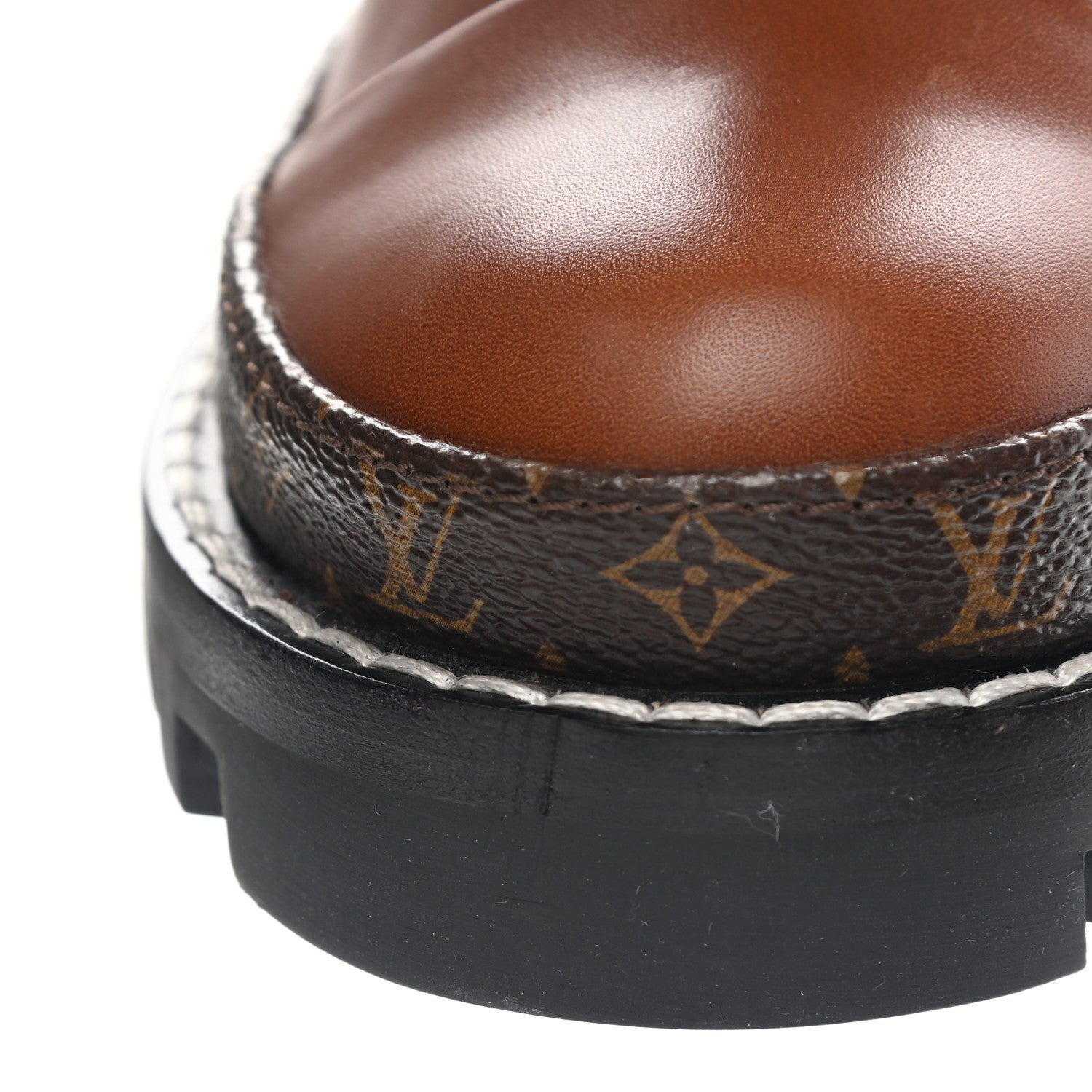 Louis Vuitton Calfskin Monogram Star Trail Ankle Boots 35 Cognac 11 of 11