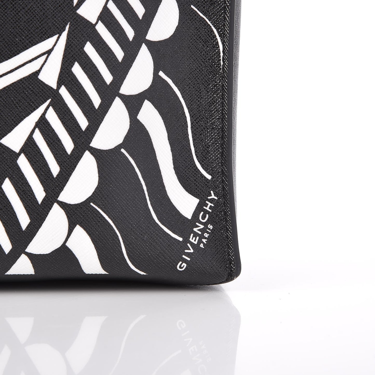 Calfskin Power of Love Print Tote Black