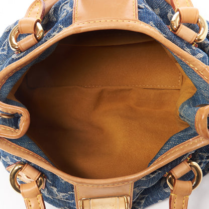 Louis Vuitton Monogram Denim Pleaty Blue 7 of 9