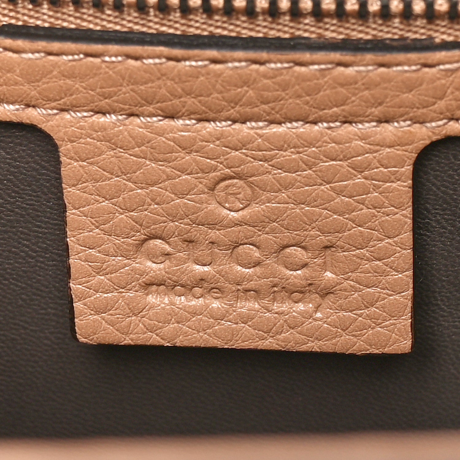 Gucci Calfskin Studded Medium Miss Bamboo Shoulder Bag Camelia 5 of 10