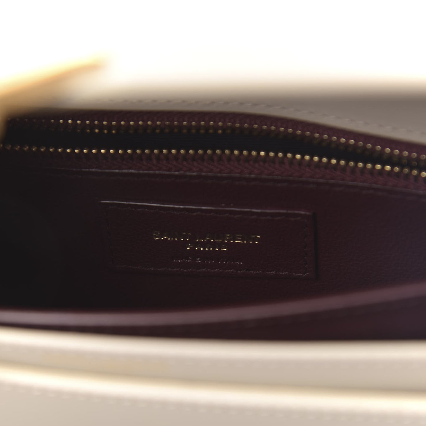Calfskin Monogram Cassandra Clasp Bag Porcellana