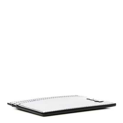 Saint Laurent Calfskin Tiny Cassandre Credit Card Case Black 4 of 9
