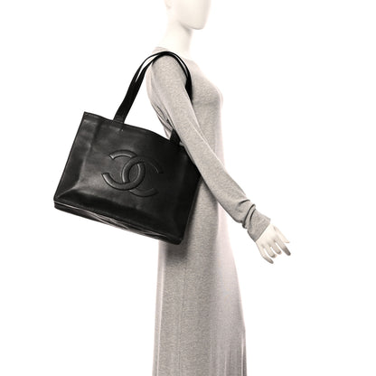 Chanel Caviar CC Tote Black 2 of 11