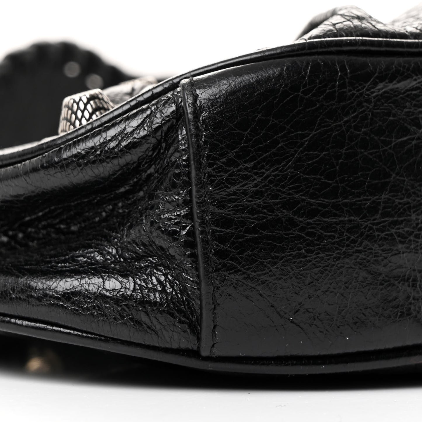 Agneau Arena Le Cagole Shoulder Bag XS Black