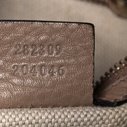 Gucci Pebbled Calfskin Medium Soho Shoulder Bag Camelia 7 of 18