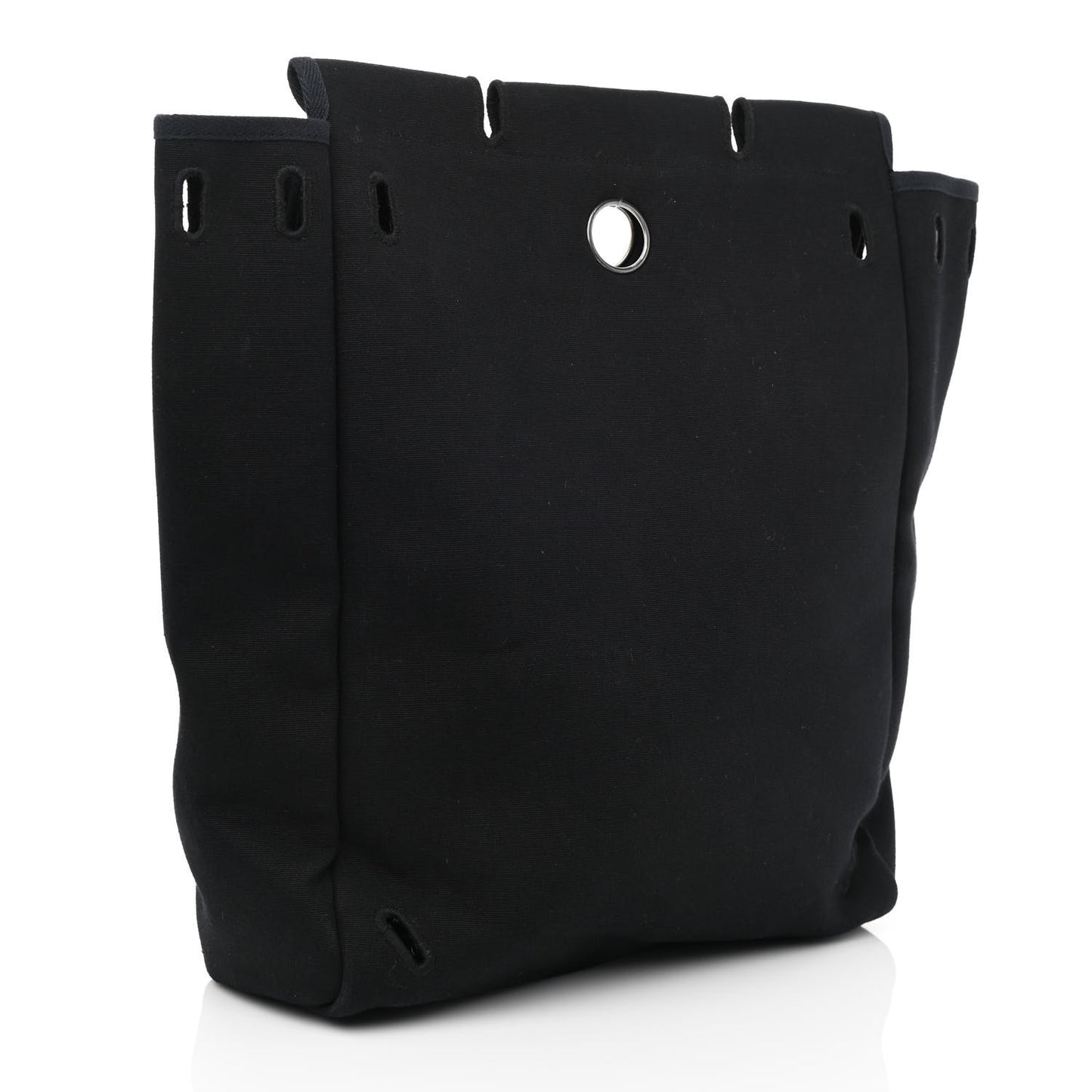 Toile Vache Calfskin Herbag 30 PM Backpack Black