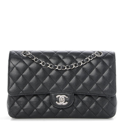 Chanel Caviar Quilted Medium Double Flap Black 1 of 9