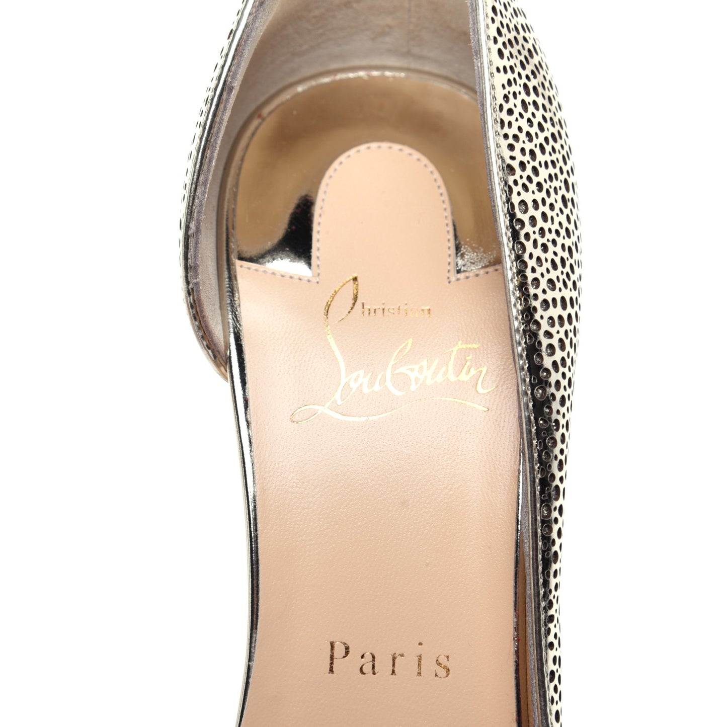 Patent Glitter Galupump 100 Pumps 38.5 Light Gold Ivory