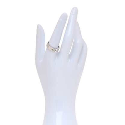 Hermes 18K White Gold Diamond PM H D'Ancre Ring 57 8 2 of 5