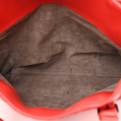 Bottega Veneta Nappa Intrecciato Medium Roma Tote Red 7 of 17
