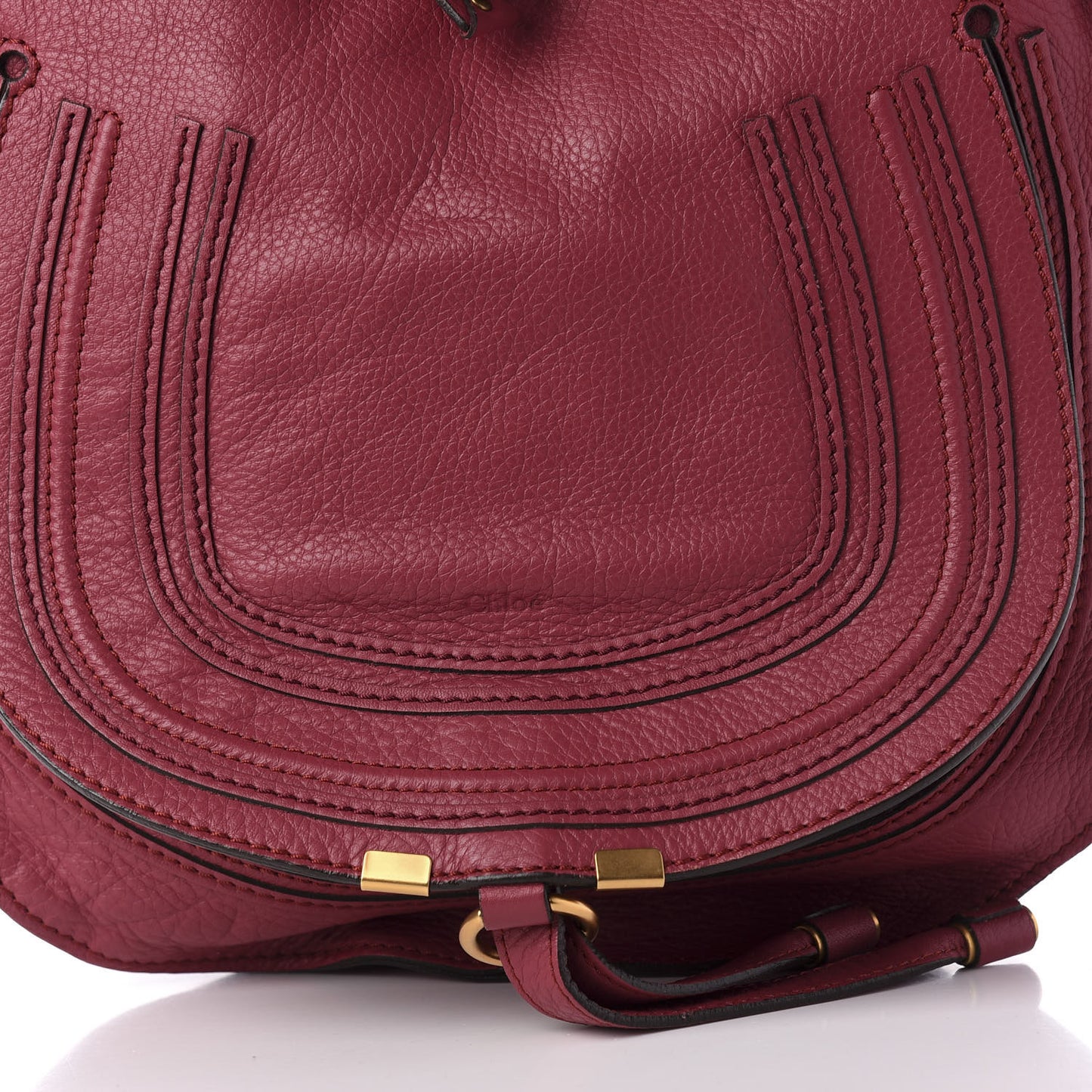 Calfskin Medium Marcie Hobo Peony Red