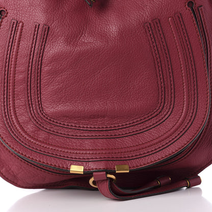Chloe Calfskin Medium Marcie Hobo Peony Red 9 of 9