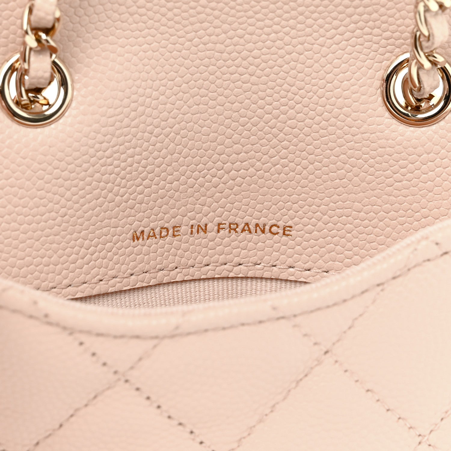 Chanel Caviar Quilted Mini Chain Belt Bag Light Beige 7 of 12