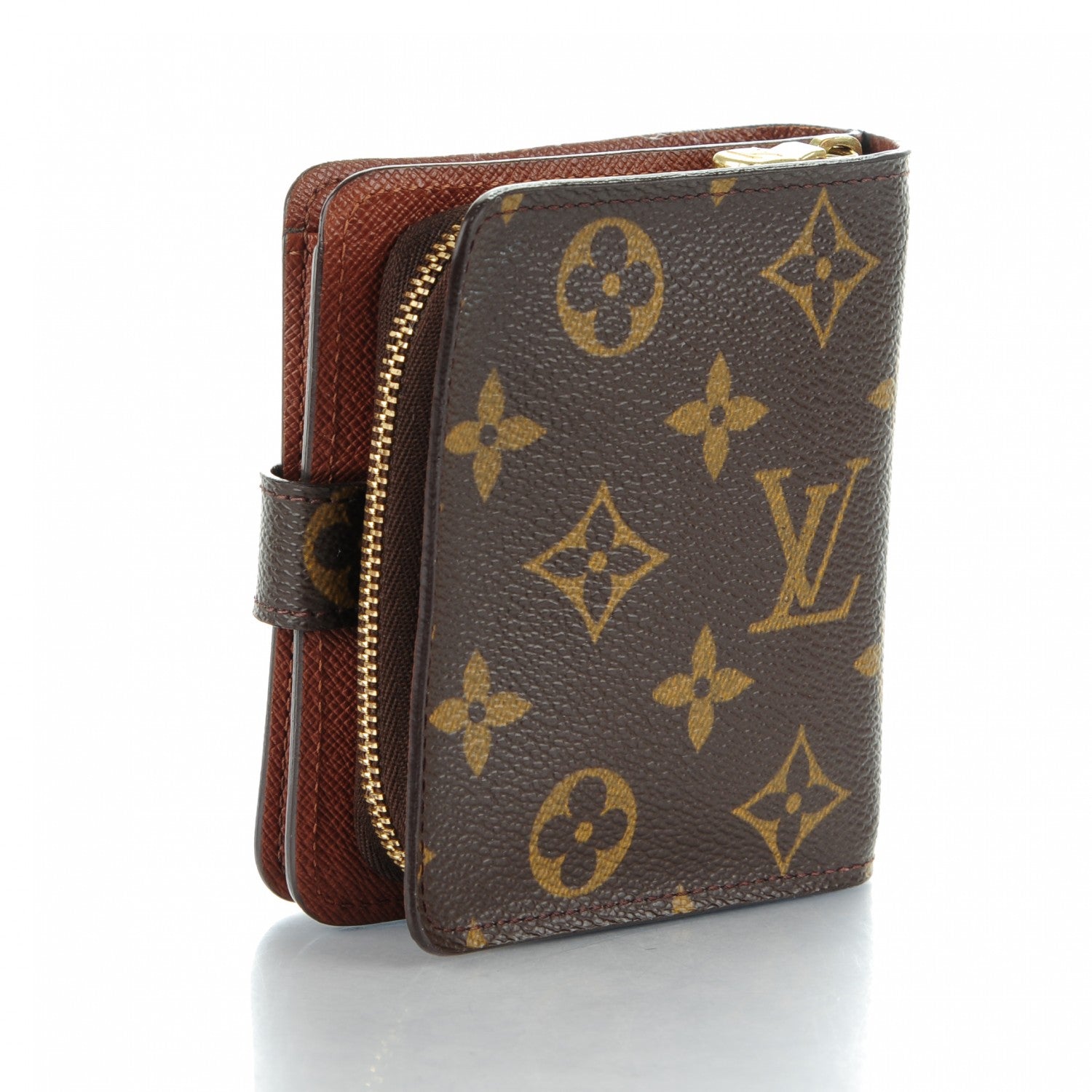 Louis Vuitton Monogram Compact Zippe Zipped Wallet 3 of 9
