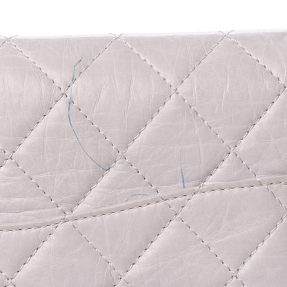 Chanel Aged Calfskin Quilted 50th Anniversary 2.55 Reissue 228 Flap White 13 of 27