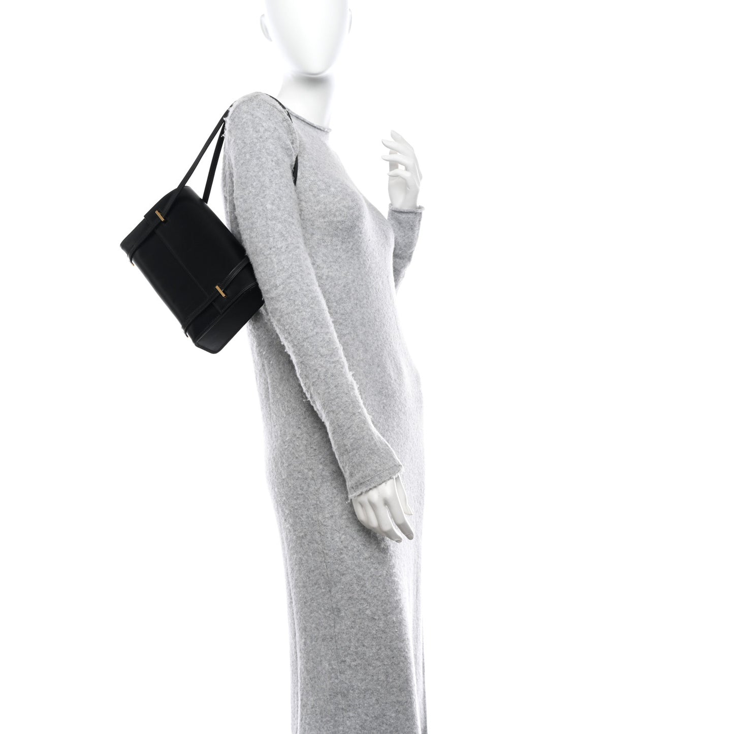 Chamonix Claquette Shoulder Bag Black