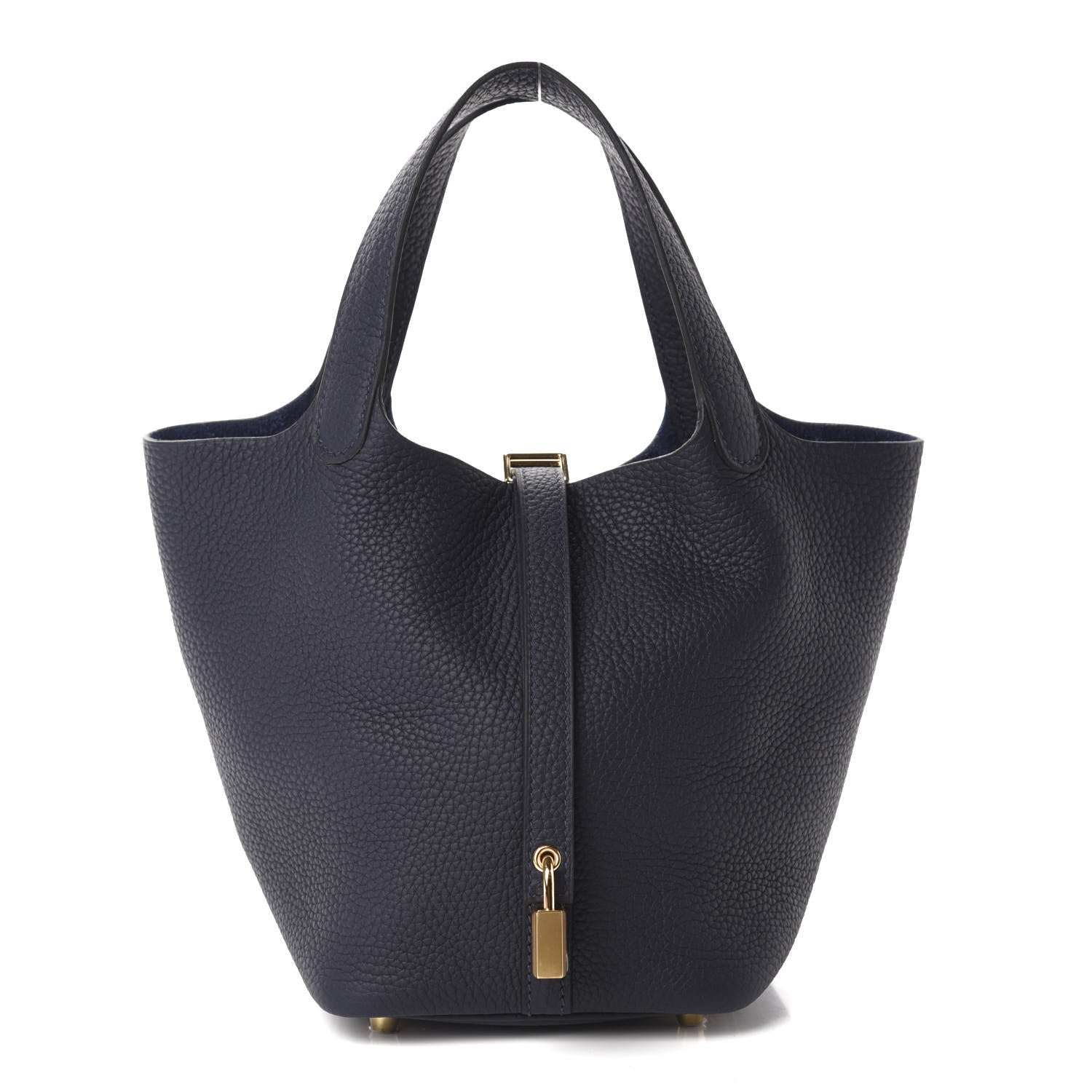 Hermes Taurillon Clemence Picotin Lock 18 PM Bleu Nuit 1 of 11