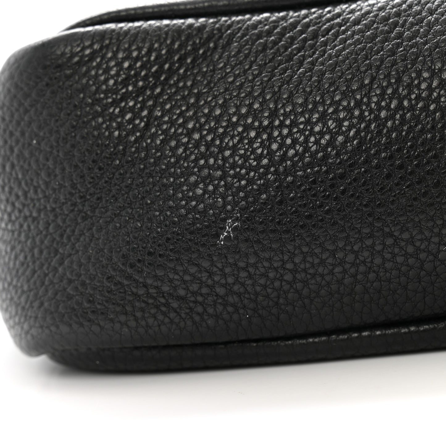 Vitello Daino Camera Crossbody Black