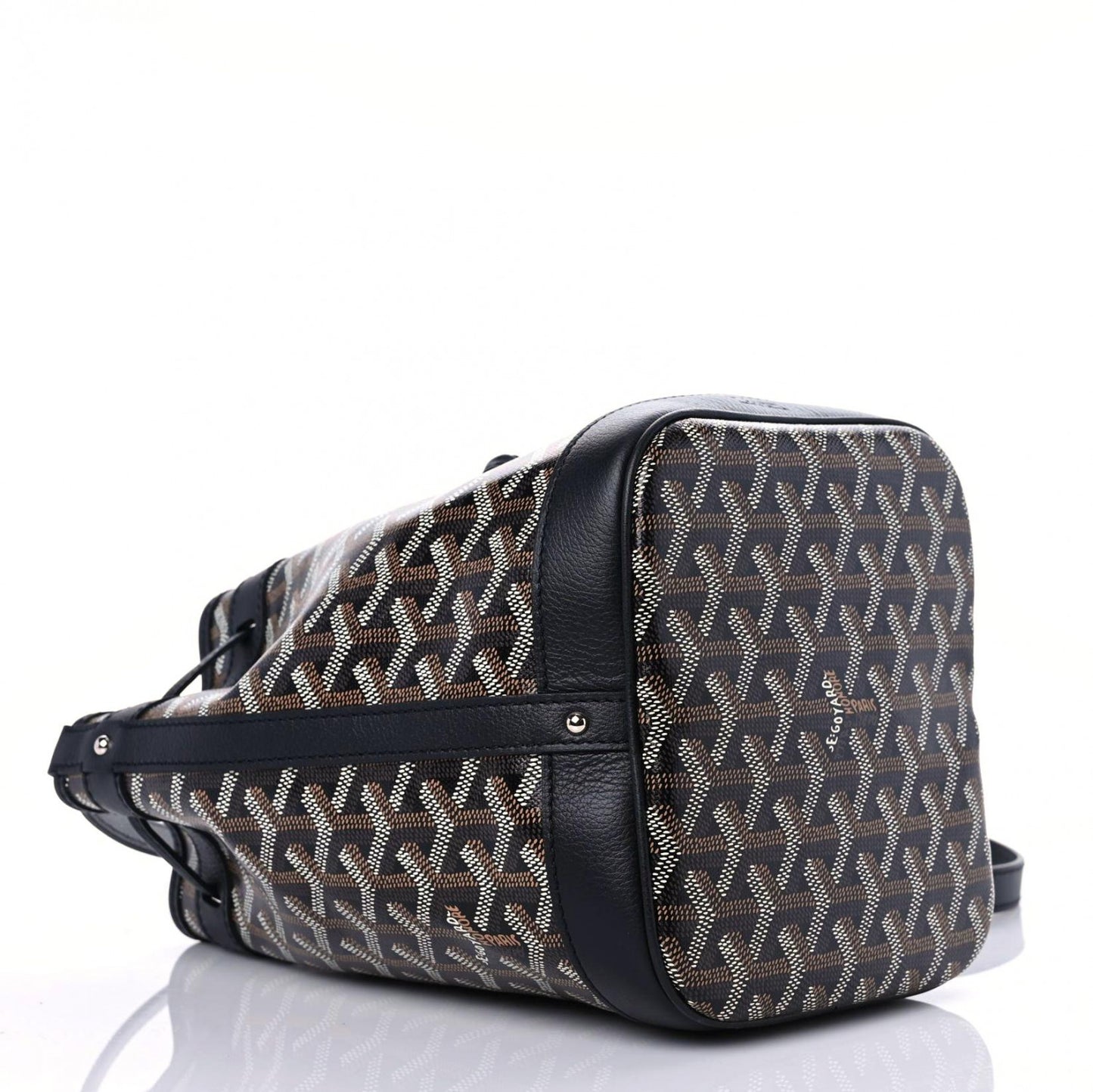 Goyardine Petit Flot Bucket Bag PM Black