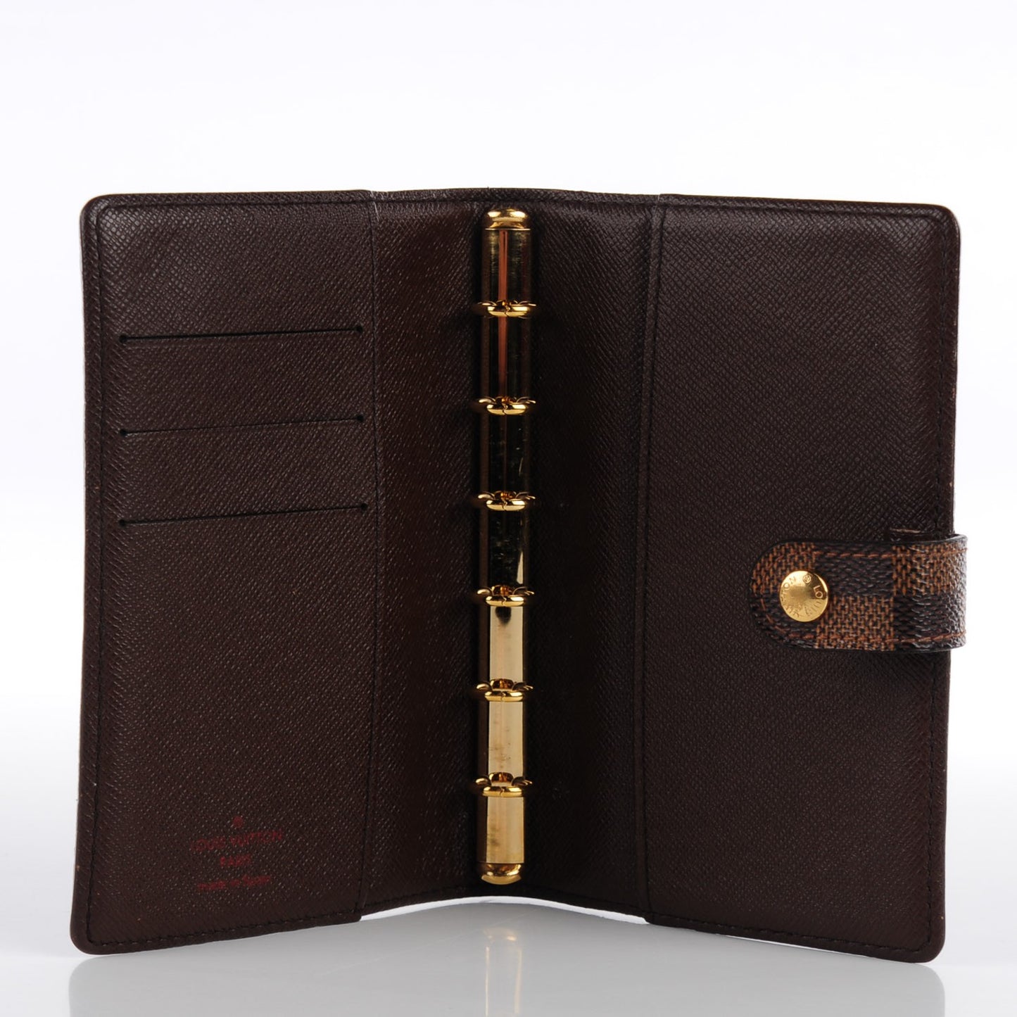 Damier Ebene Small Ring Agenda Cover