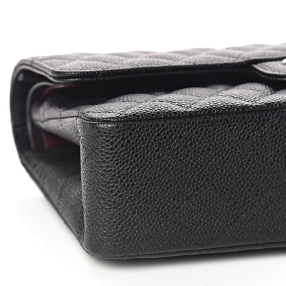 Chanel Caviar Quilted Medium Double Flap Black 8 of 11