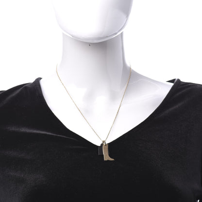 Hermes Permabrass Buffalo Horn Amulette Maroquinier PM Pendant Necklace 2 of 6