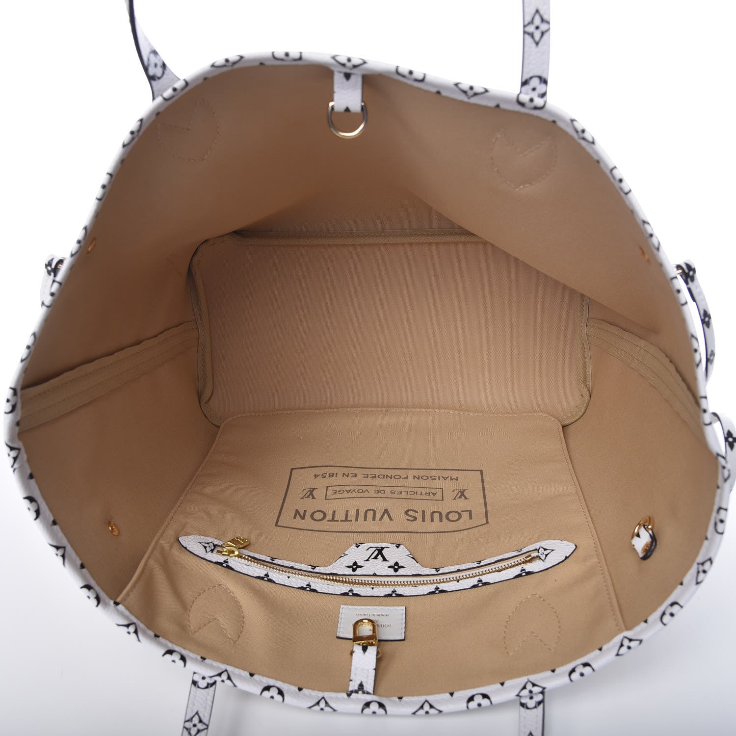 Louis Vuitton Monogram Giant Neverfull MM Kaki 5 of 8