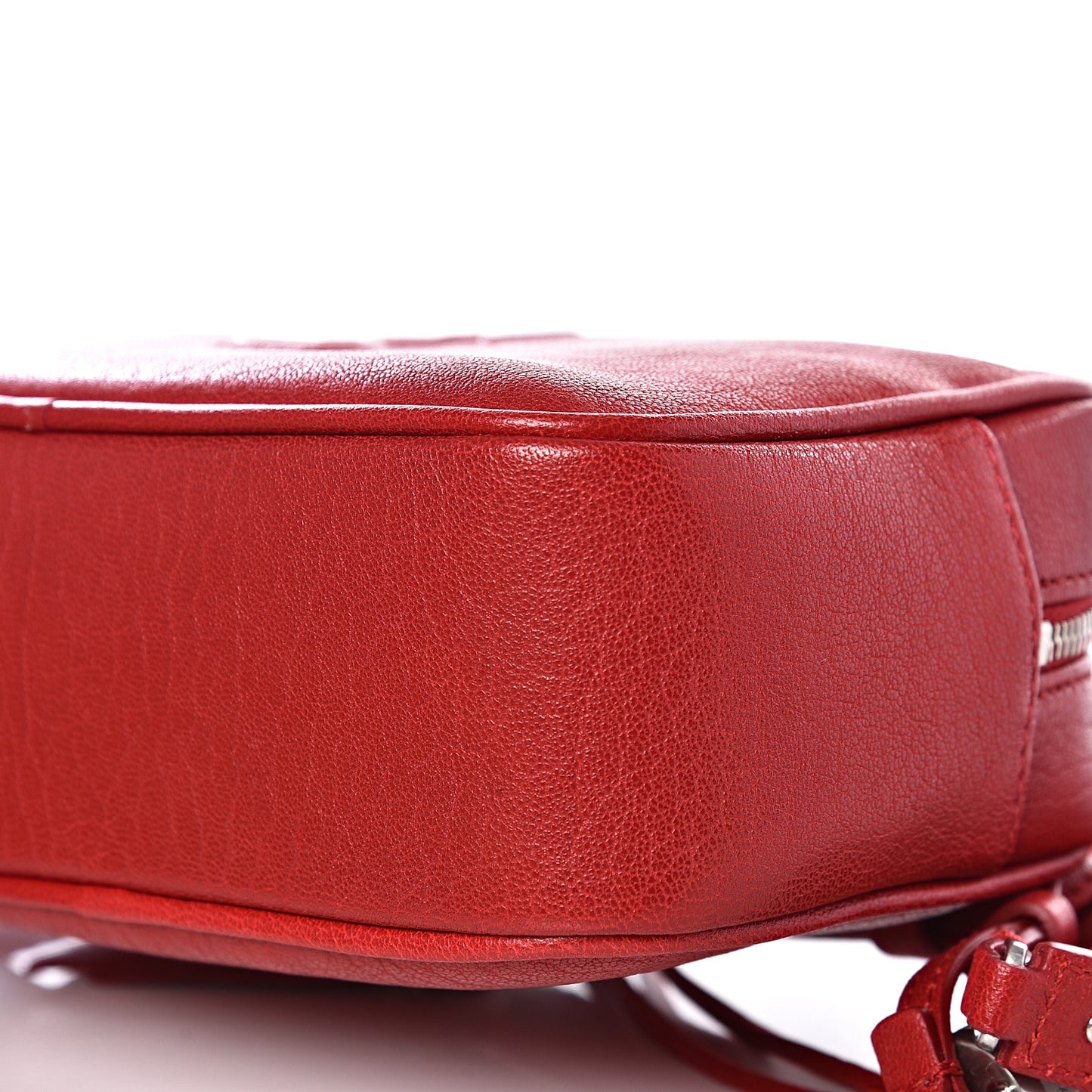 Lambskin Monogram Lou Belt Bag Red
